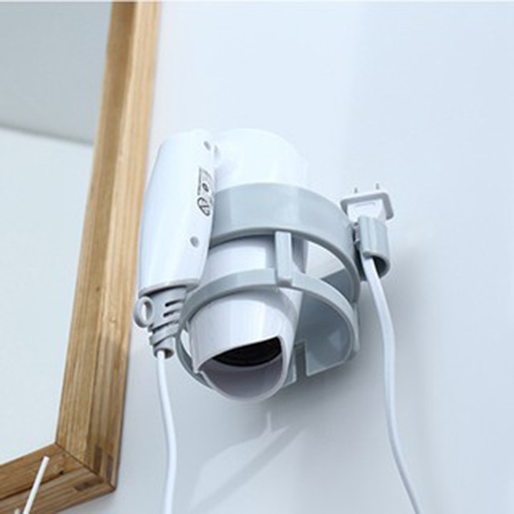Giá nhựa có lỗ tròn để máy sấy tóc tiện dụng gọn gàng F547SPAZ