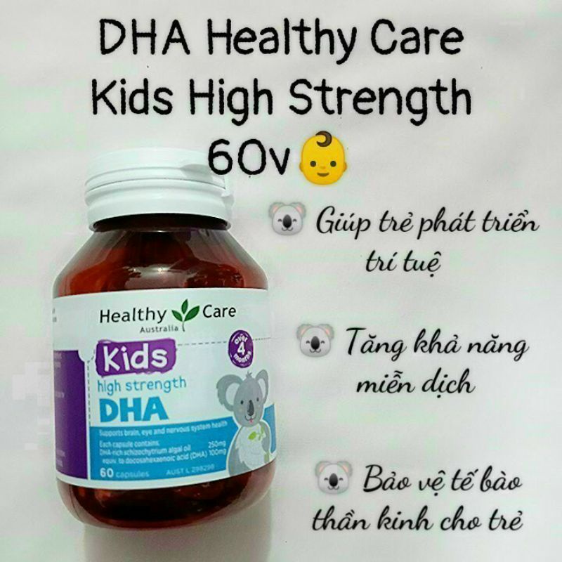 Canxi Milk Calcium + DHA Healthycare, bổ sung canxi và DHA cho bé