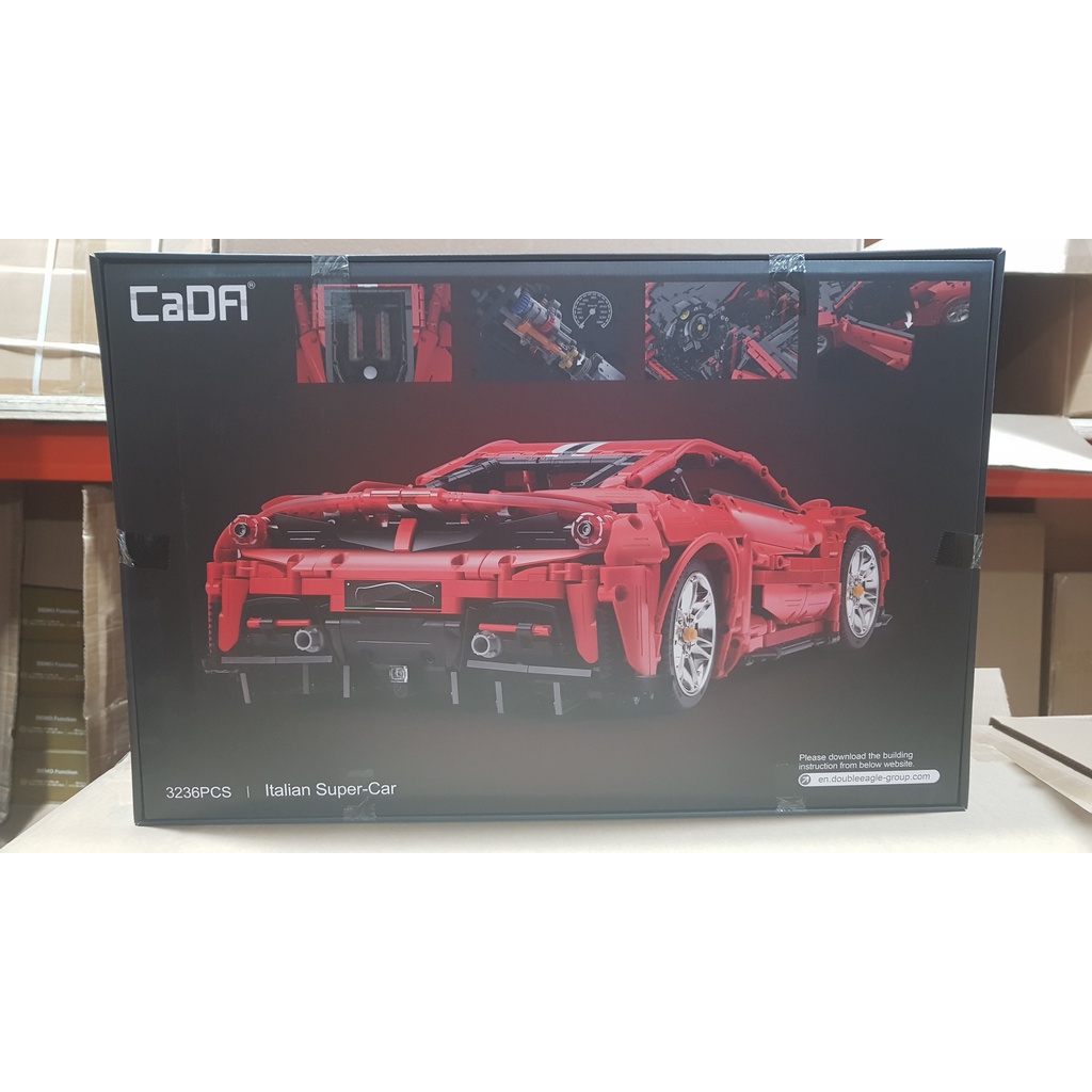 Đồ chơi lắp ráp xe Lego Technic mô hình Xe Italian Supper Car – CADA C61043W
