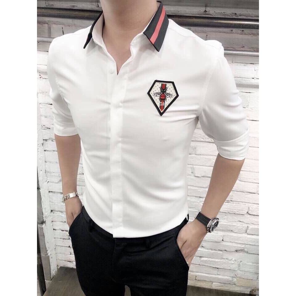 [Sốc] Áo Sơ Mi Lụa Nam Keystore Hàng Đẹp Sơ Mi Lụa Siêu Cấp Fs04