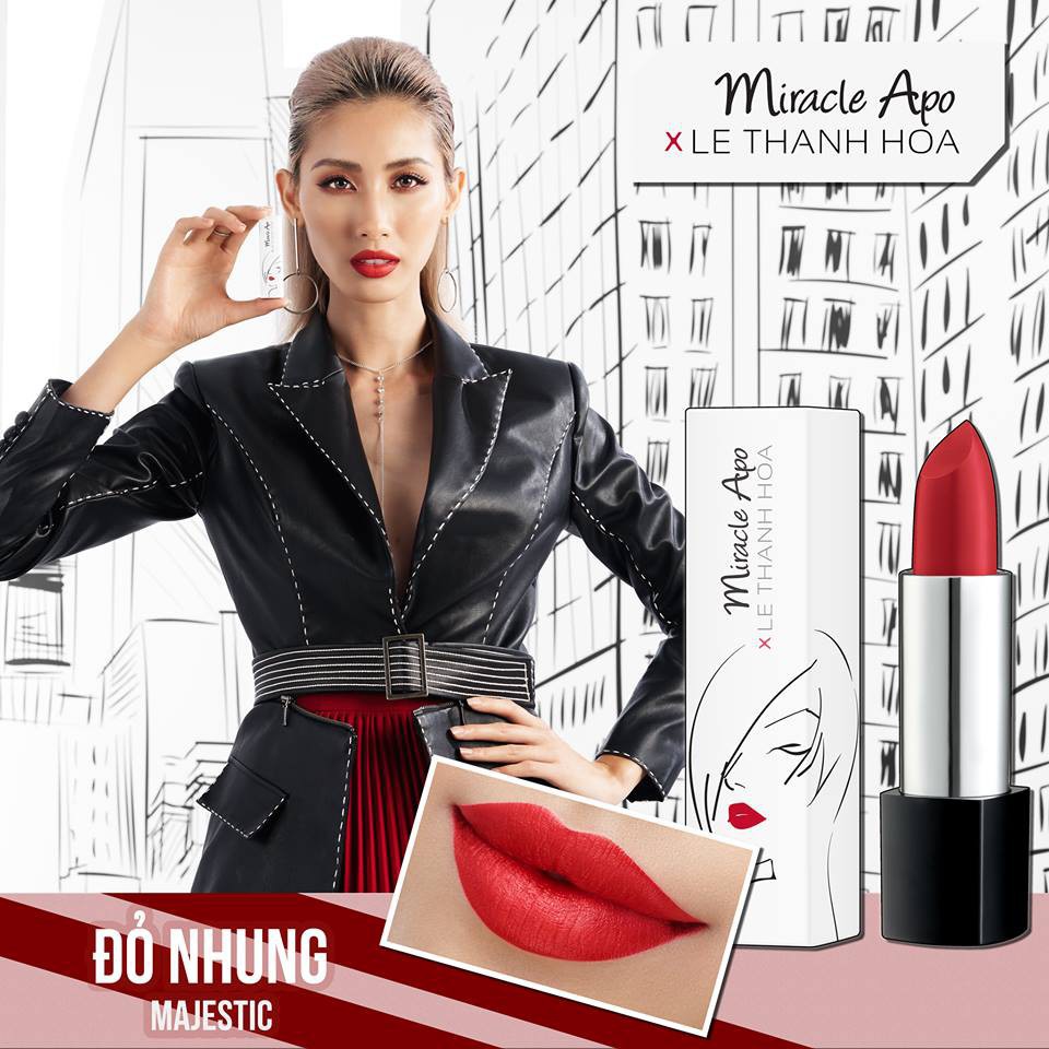 ✅ (CHÍNH HÃNG) Son lì Miracle Apo Lipstick Matte x Lê Thanh Hòa 4g