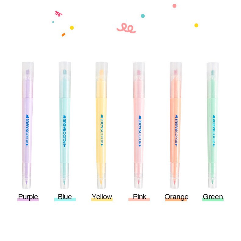 Bút dạ quang Sugarcolor SG01 nhiều màu cho học sinh cực đẹp