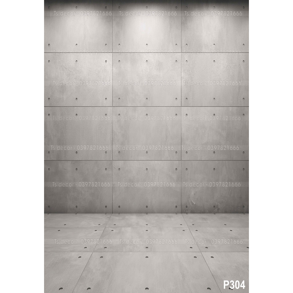 Phông chụp ảnh màu xám màu xi măng 3D 5D