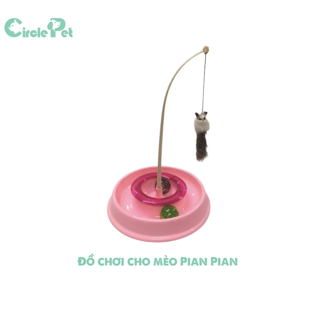 Đồ Chơi Cho Mèo Pian Pian Đáy Tròn Nhiều Màu Giúp Giảm Stress Tăng Cường Sức Khỏe - Circle Pet