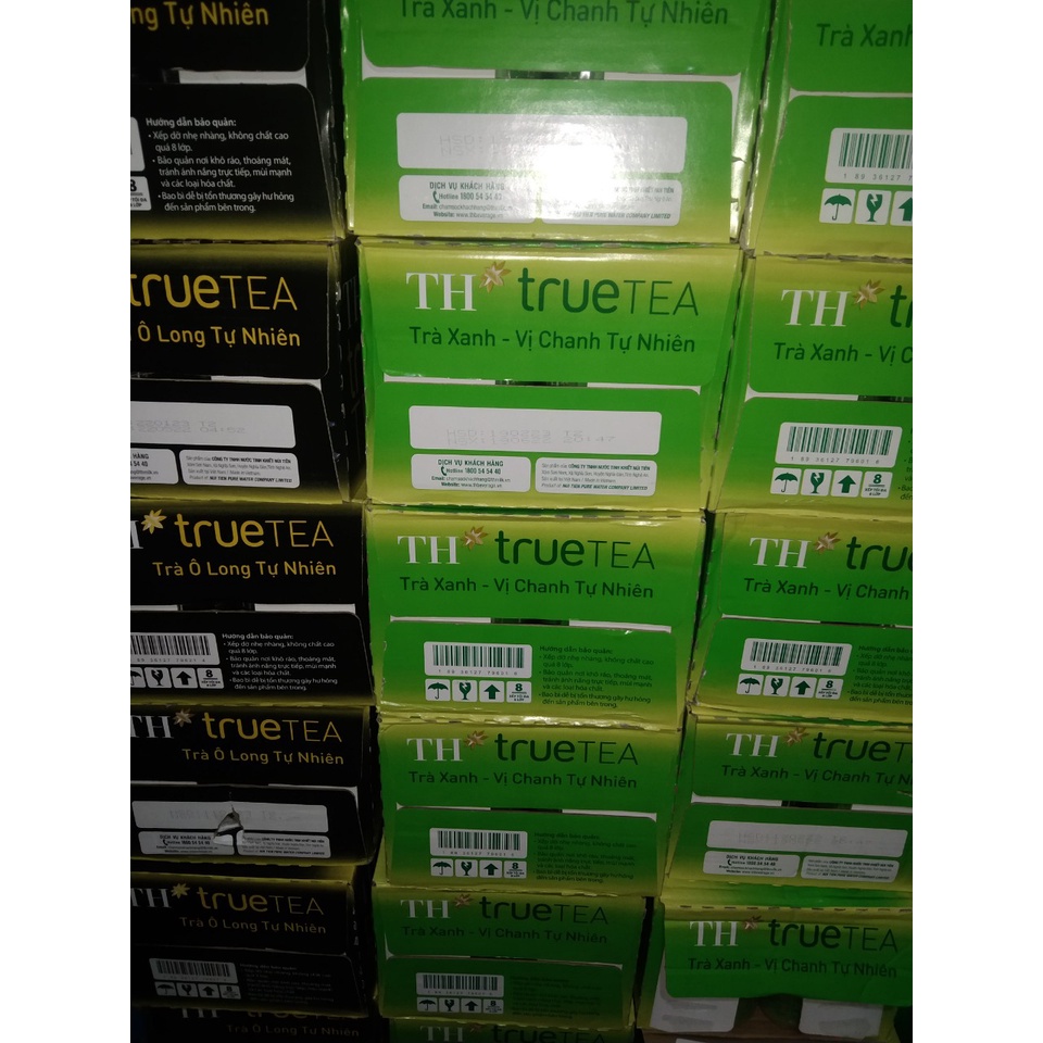 Thùng 24 chai trà ô long tự nhiên TH True Tea 350ml