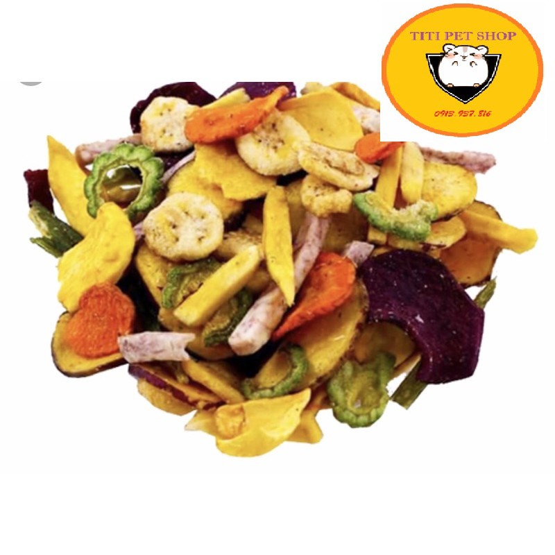 [SIÊU RẺ] 100g Trái cây sấy cho hamster