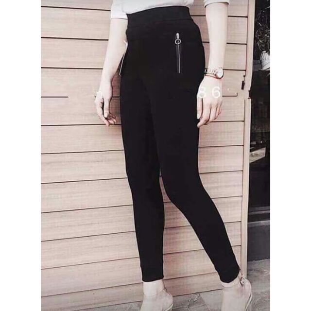Quần Tregging 2 bên Khóa hông