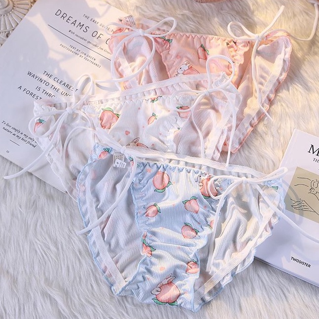Quần Lót Cotton Hình Thỏ Hoạt Hình Xinh Xắn Cho Nữ