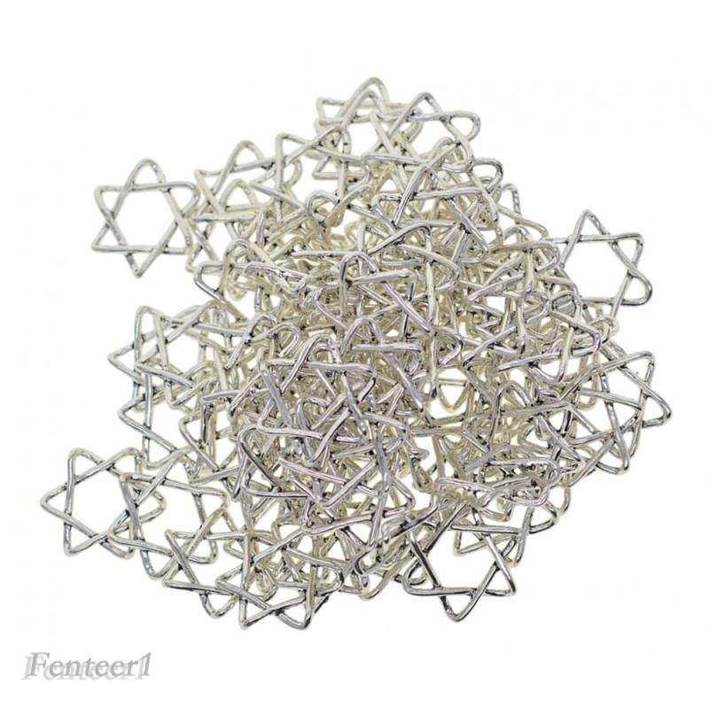 Bộ 100 Mặt Dây Chuyền Hình Ngôi Sao Phong Cách Vintage