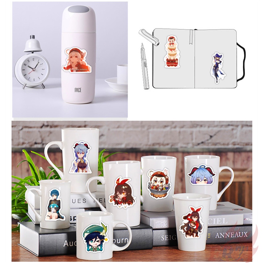 ❉ Genshin Impact - Series 07 Cartoon Games Stickers ❉ 50Pcs/Set DIY Fashion Luggage Laptop Skateboard Doodle Decals Stickers