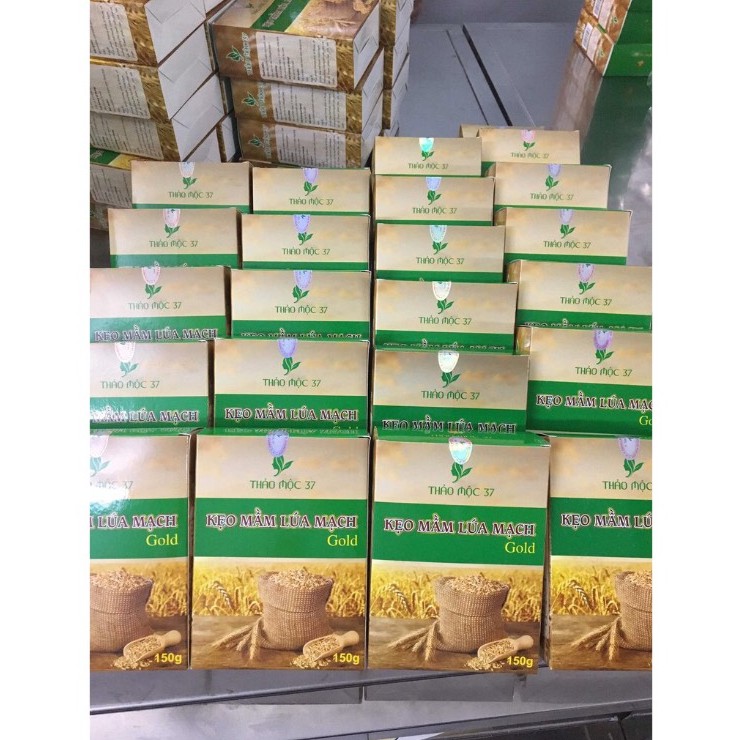[tặng 1 hộp] SỈ 5 HỘP Kẹo mầm lúa mạch GOLD Thảo Mộc 37 - CAM KẾT HÀNG CHUẨN - XUẤT XỨ VIỆT NAM