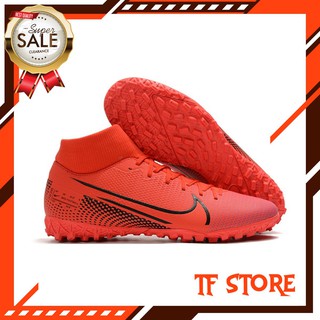 Giày bóng đá sân cỏ nhân tạo mercurial superfly 7 academy tf red m2
