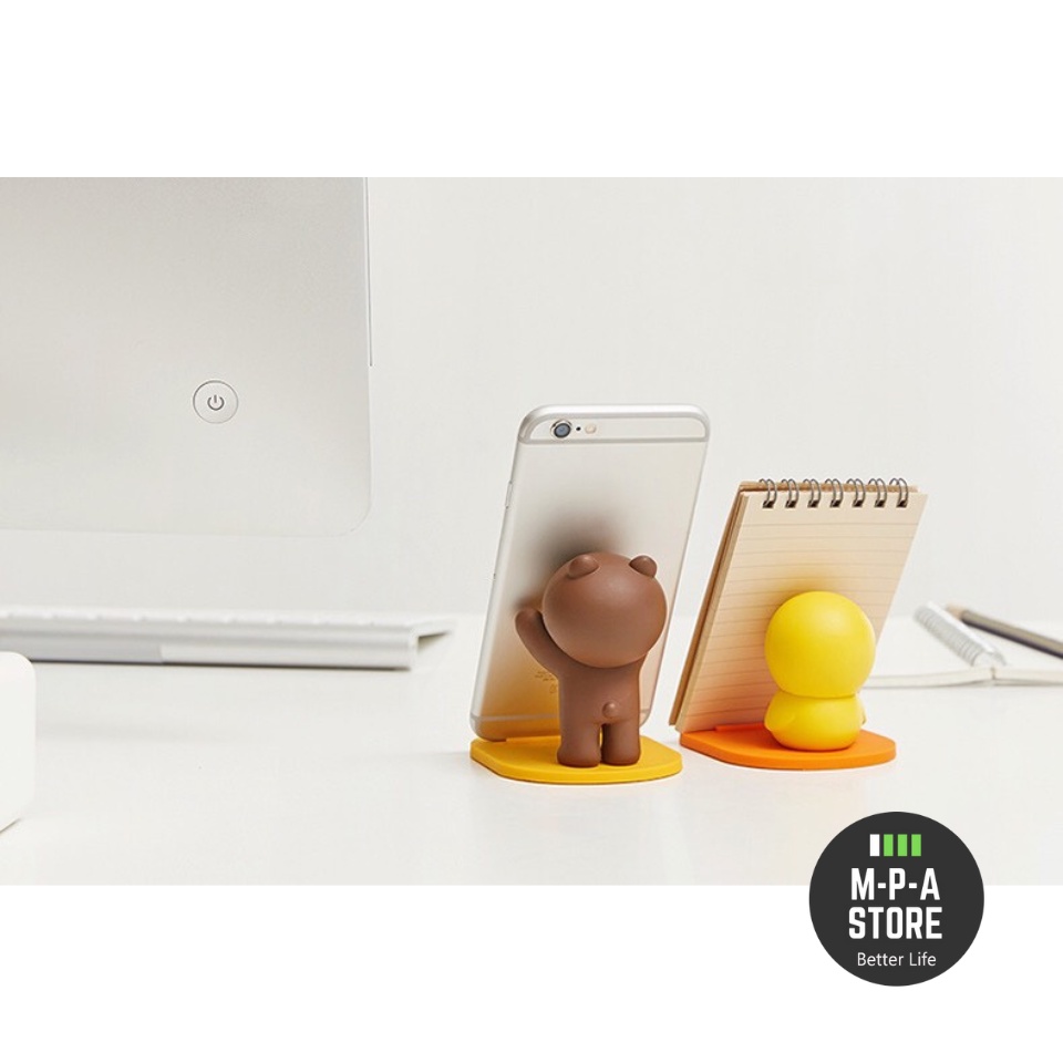 Giá đỡ điện thoại Thỏ cony, Gấu Brown, Vịt vàng siêu đáng yêu