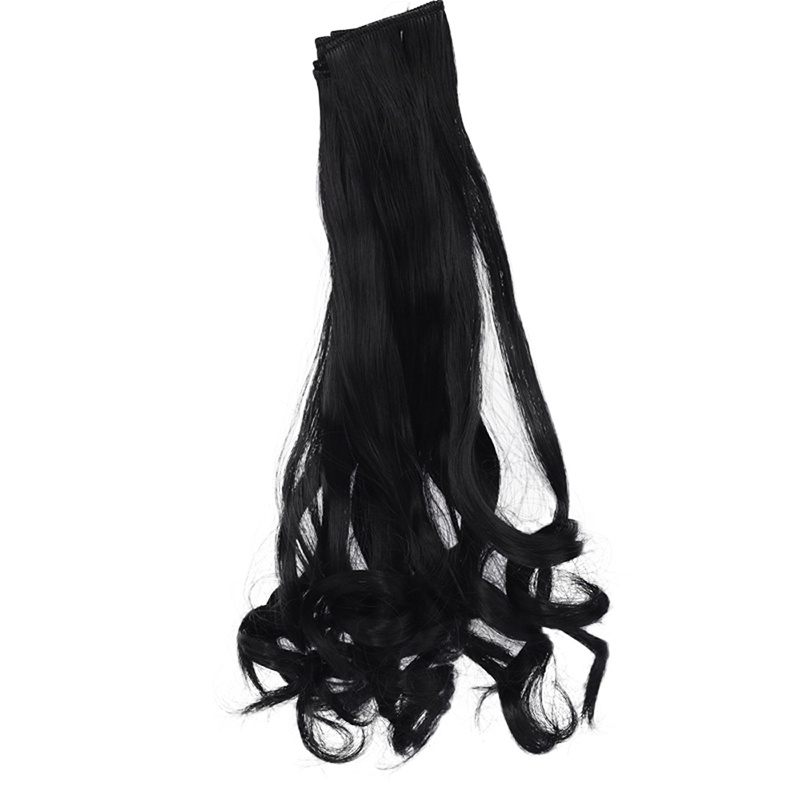 Bộ Tóc Giả 25CM Uốn Xoăn Thời Trang Cho Búp Bê