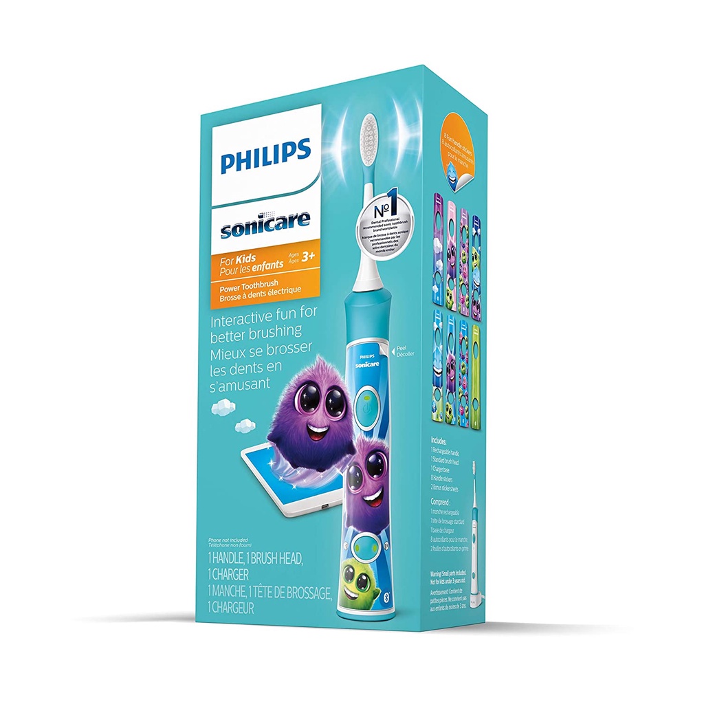 Bàn chải điện trẻ em Philips Sonicare for Kids Rechargeable Electric Toothbrush