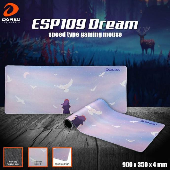 Miếng Lót Chuột Chơi Game Hiệu Dareu Esp109 Màu Hồng / Hồng