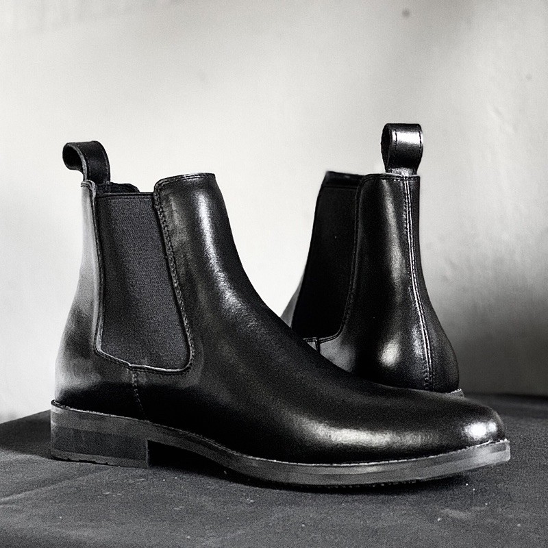 [Mã LTP50 giảm 50K đơn 150K] Giày chelsea boot da bò thật TEFOSS HT650 cổ cao thời trang size 38-44 | BigBuy360 - bigbuy360.vn