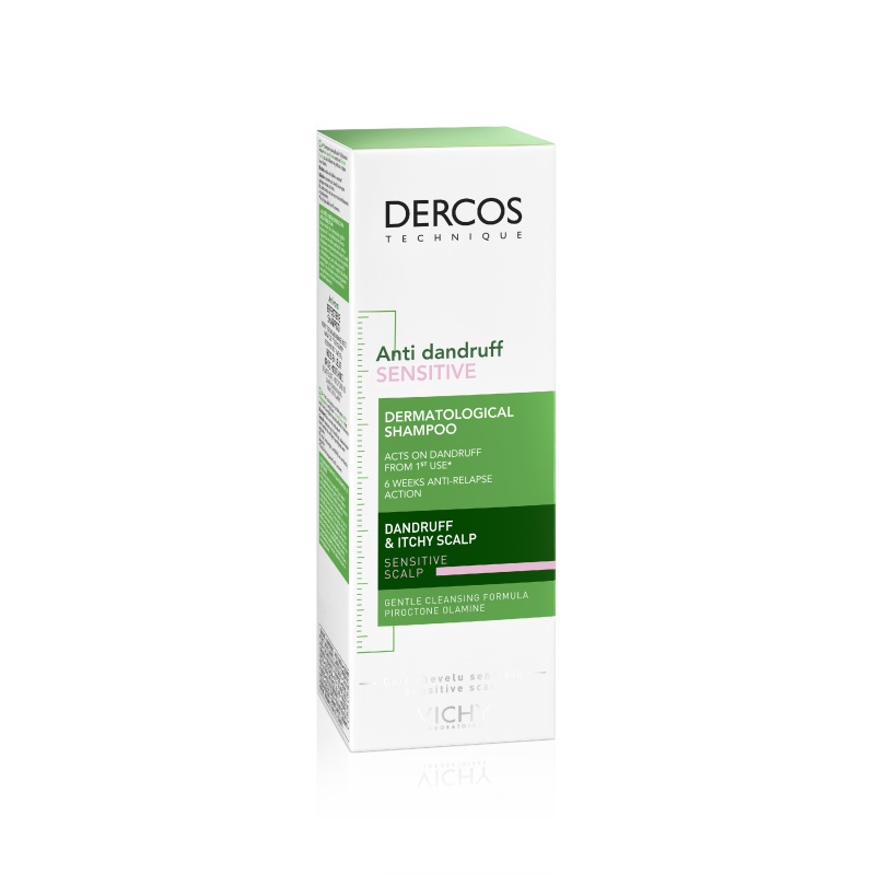 Dầu gội giúp sạch gàu và làm dịu da đầu ngứa - dành cho da nhạy cảm Vichy Dercos AntiPelliculaire 200ml