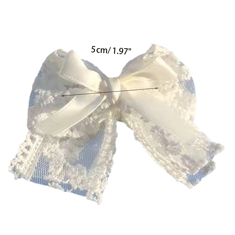 Kẹp Tóc Hình Nơ Bằng Kim Loại Phong Cách Lolita Cho Thanh Thiếu Niên