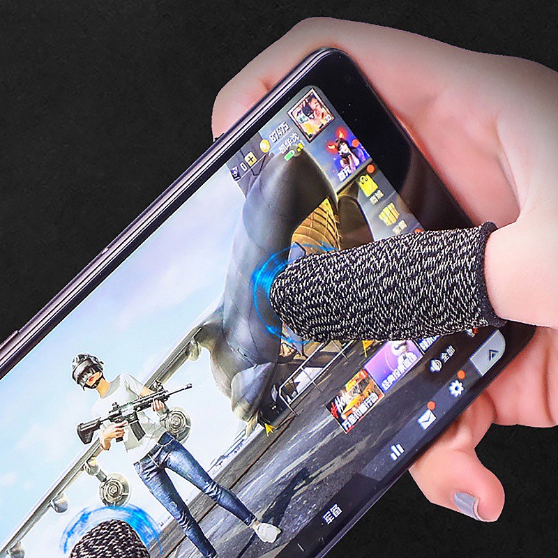 5 Pair Mobile Game Controller Finger Sleeve Sets, Anti-Sweat Reusable