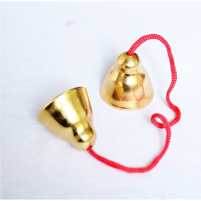 Cặp chuông đồng cảm ứng (Bells with ribbon) - Góc âm nhạc, dụng cụ thanh nhạc