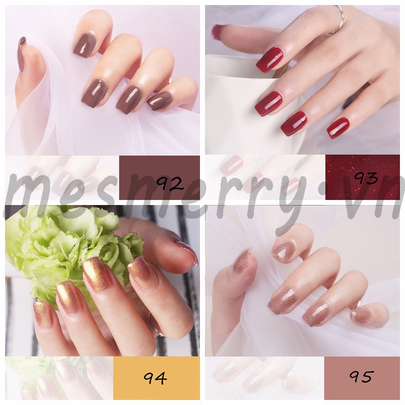 Sơn móng tay dạng gel gồm 71 màu sắc dung tích 10ml  USHINE