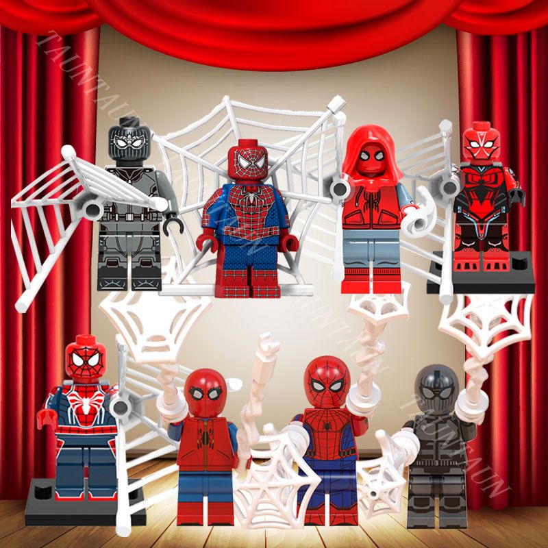 Bộ Đồ Chơi Lắp Ráp Lego Mini Hình Người Nhện / Peter Parker / Người Nhện Cho Trẻ Em