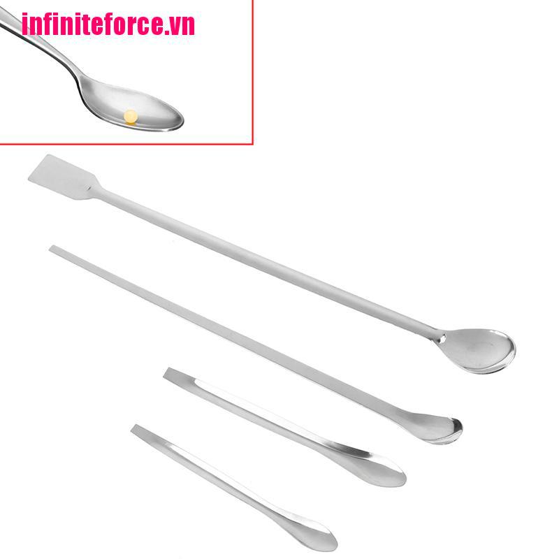 [Hàng mới về] Muỗng xúc sử dụng trong phòng thí nghiệm bằng thép không gỉ an toàn