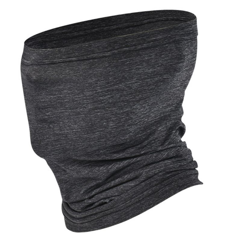 Khẩu Trang Chống Nắng UPF50 Bằng Lụa Lạnh Họa Tiết Rằn Ri Unisex