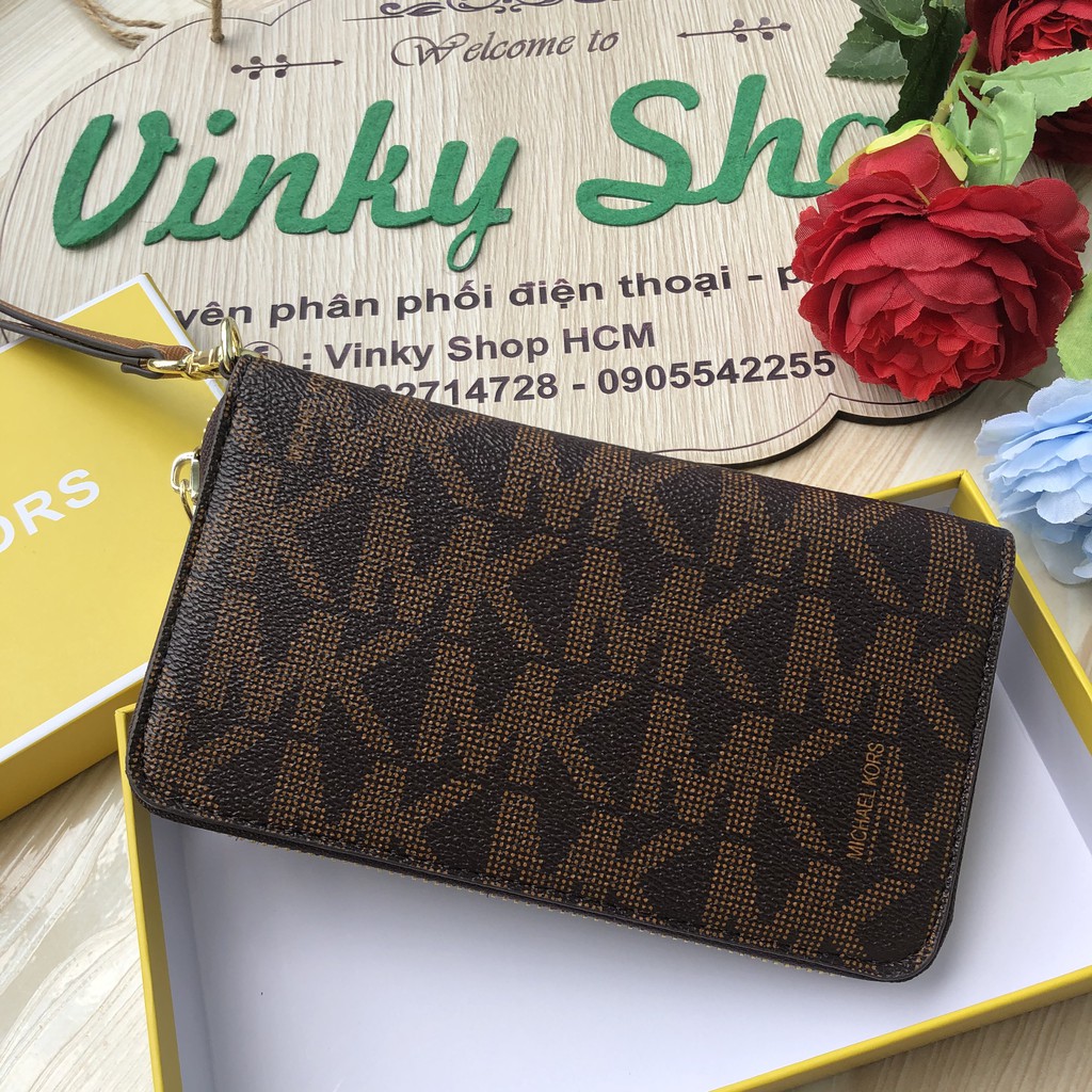 VÍ MK NHỎ CÓ KÈM DÂY MÓC TAY ẢNH THẬT KÈM CLIP SHIP GRAB