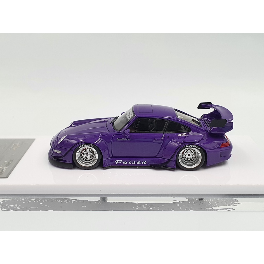 Xe Mô Hình Porsche RWB 991(993) &quot;Poison&quot; 1:64 Fuelme ( Tím )