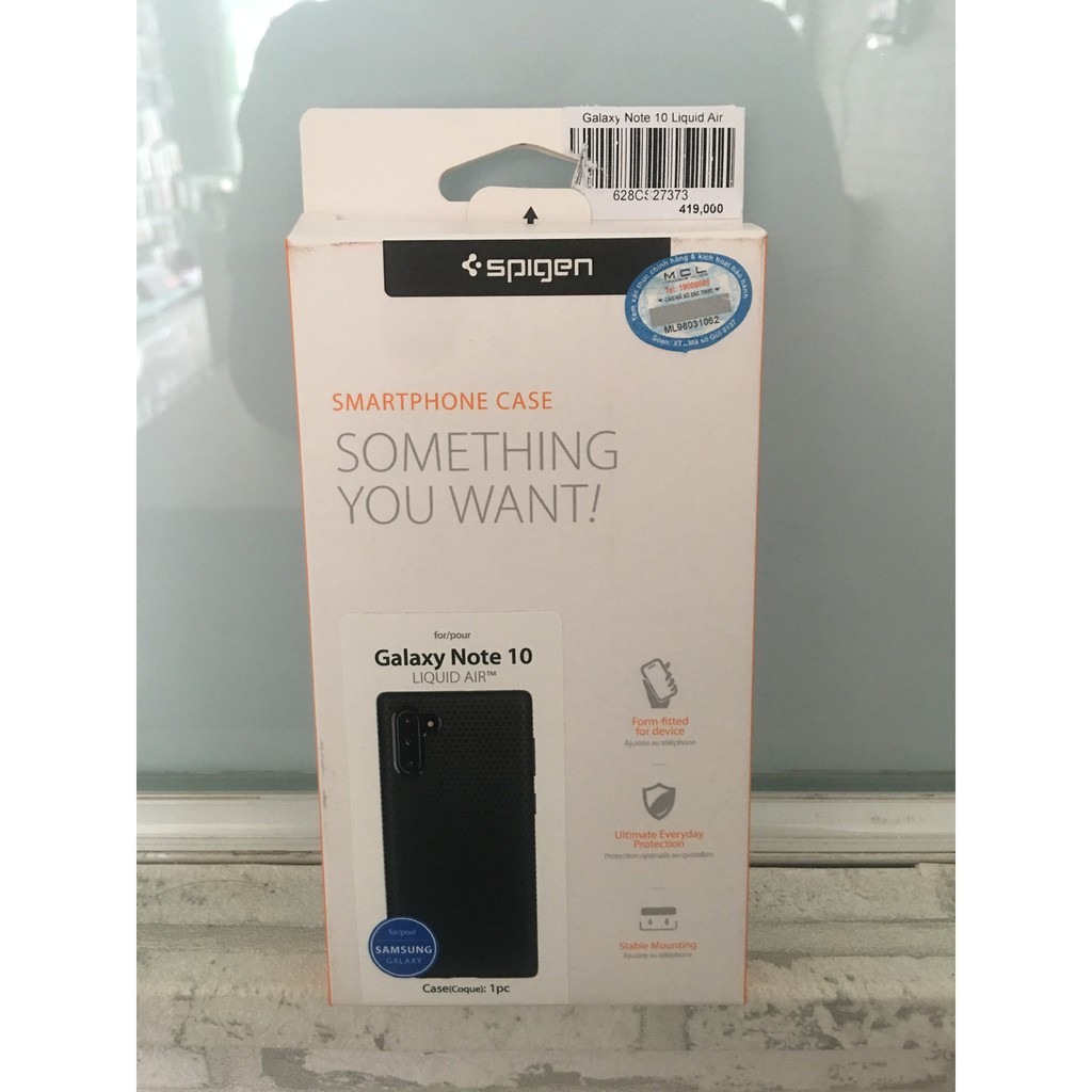 Ốp lưng samsung Note 10 Spigen Liquid Air