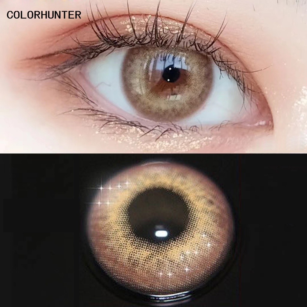 Kính áp tròng COLORHUNTER dùng 1 năm 14.4mm 0 - 8 độ