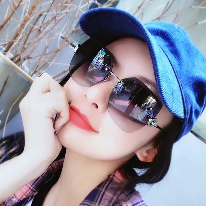 Mắt Kính Nữ Thời Trang Cao Cấp 2021, Kính Mát Nữ Đẹp Gọng Kim Loại_MS01 | BigBuy360 - bigbuy360.vn