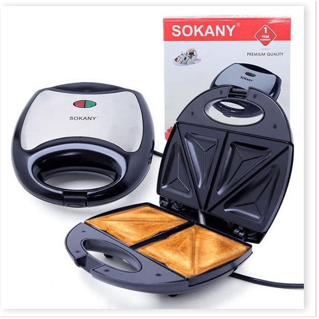 Máy Nướng Bánh Hotdog Sokany KJ-102, Máy Làm Bánh Hotdog, Khuôn Nướng Bánh Bông Lan Điện Hotdog