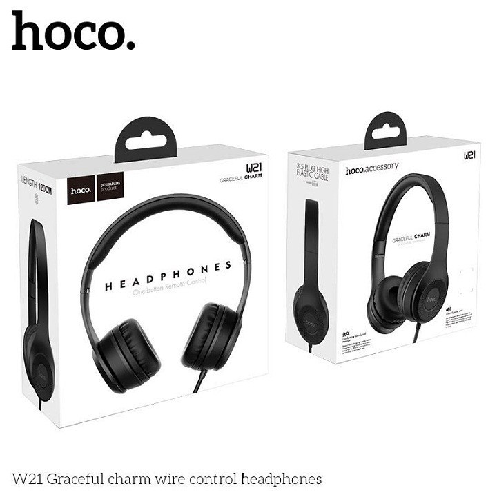 Headphone Tai nghe chụp tai có míc dàm thoại Hoco W21 hàng chính hãng | BigBuy360 - bigbuy360.vn