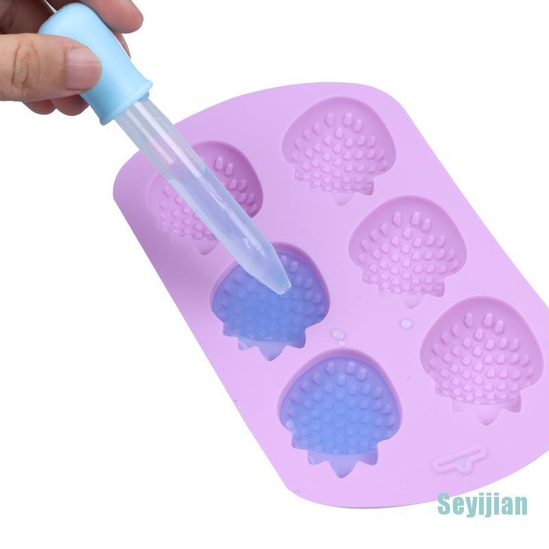 Bộ 4 Khuôn Silicone Tạo Hình Trái Cây Xinh Xắn