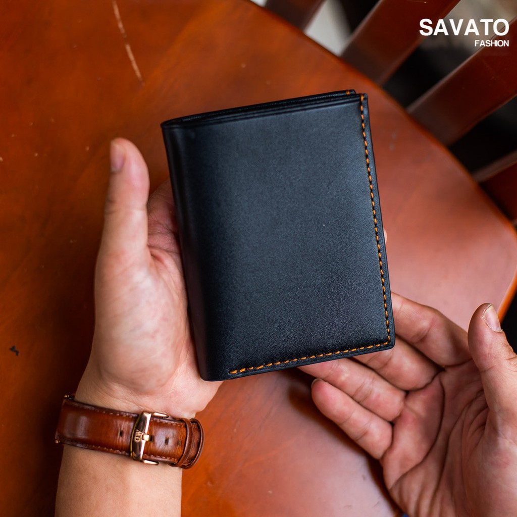 [Savato Fashion] Ví Nam Da Thật – 100% Pullup Leather   - BH 24 Tháng - Full Box