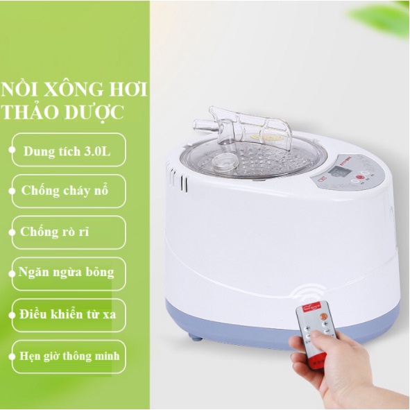 Nồi xông hơi 2,6l cho sức khỏe và giảm béo có BH có BH 3 - 6 tháng