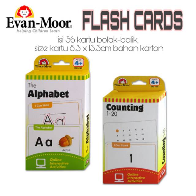 Bảng Chữ Cái Evan Và Số flash Thẻ