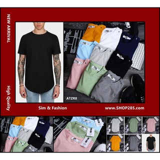 Áo thun nam cổ tròn vạt bầu cực đẹp 💖 áo thun longtee cực chất 💖 ATZR8 💖