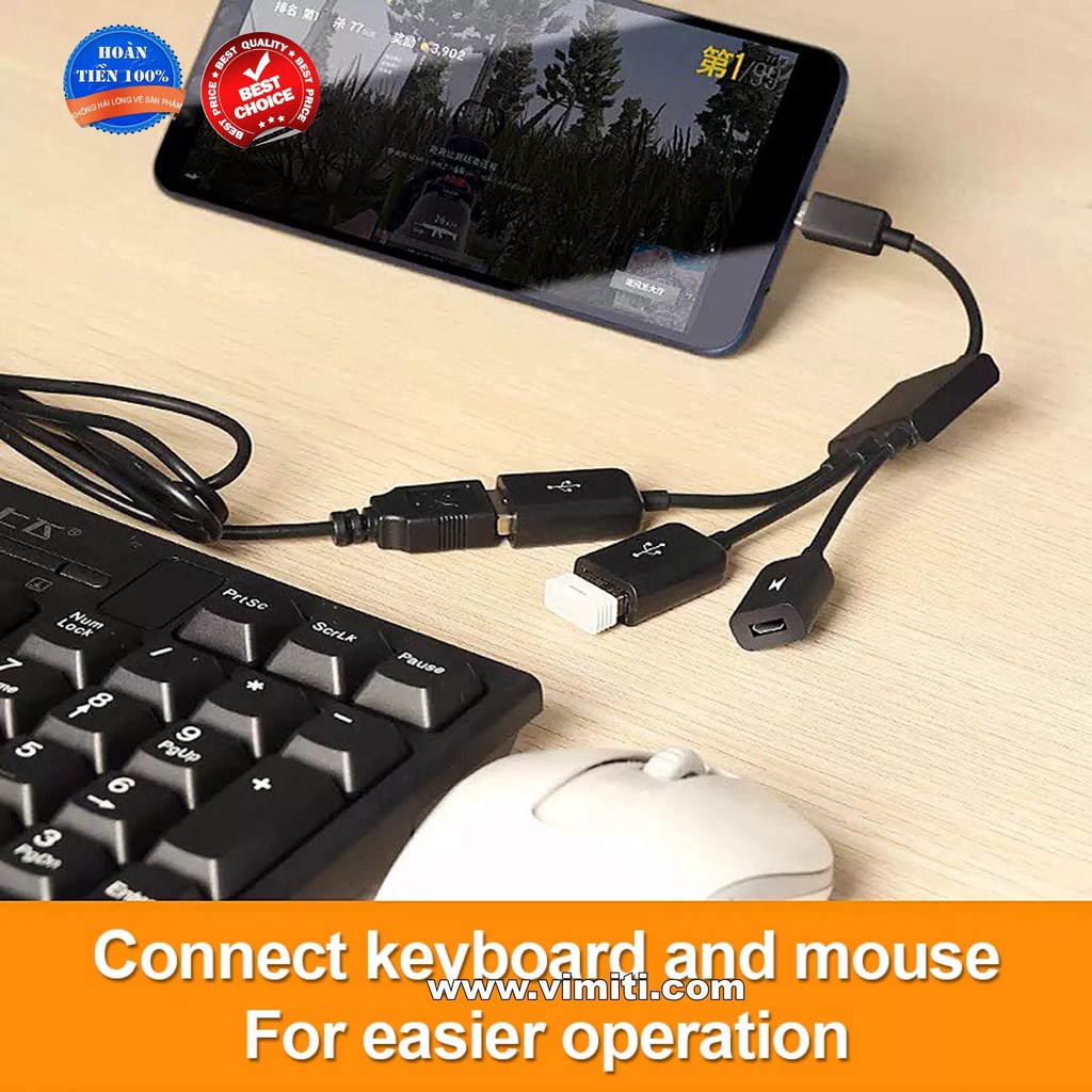 Biến điện thoại thành máy tính để học online với thiết bị chuyển đổi thông minh hub usb 0TG mới nhất, nên mua ngay