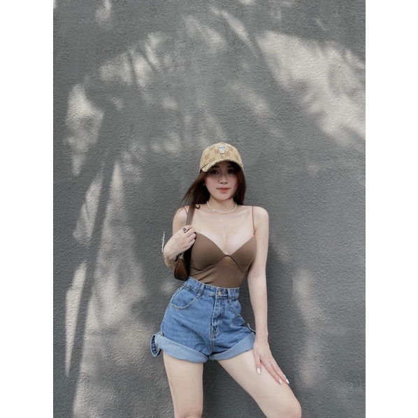 KHOSIBOHOME - Áo bra gân có mút