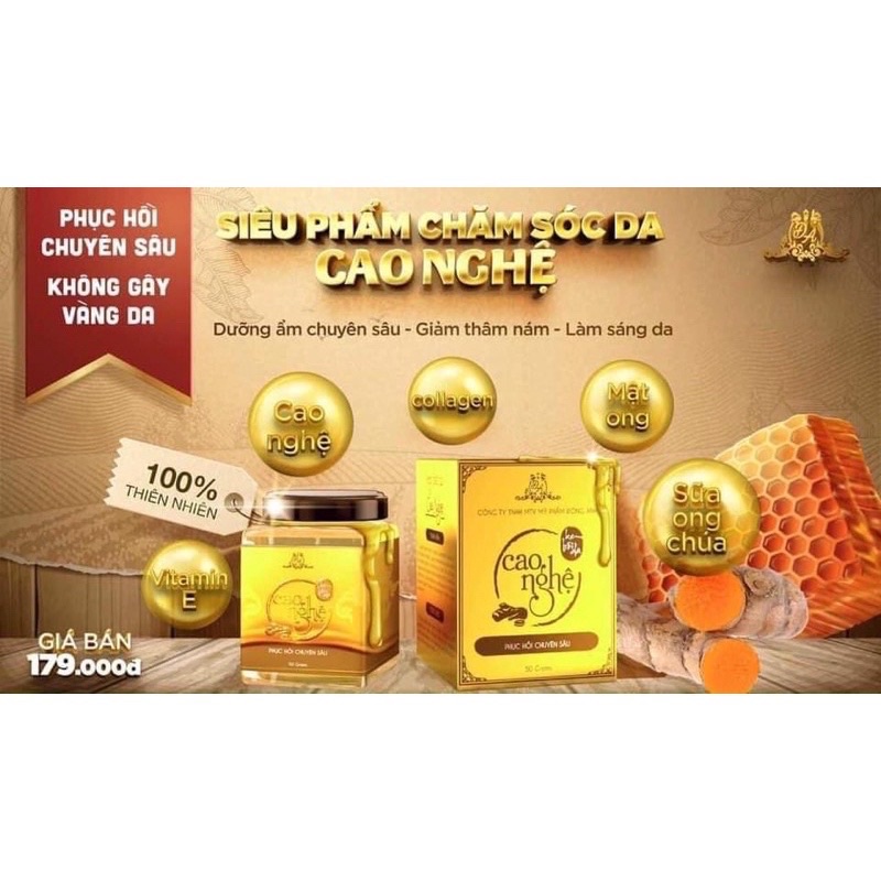 Mặt Nạ Cao Nghệ Phục Hồi Chuyên Sâu Collagen X3 Giúp Sáng Da, Mềm Da Và Trẻ Hóa Làn Da - Mỹ phẩm Đông Anh