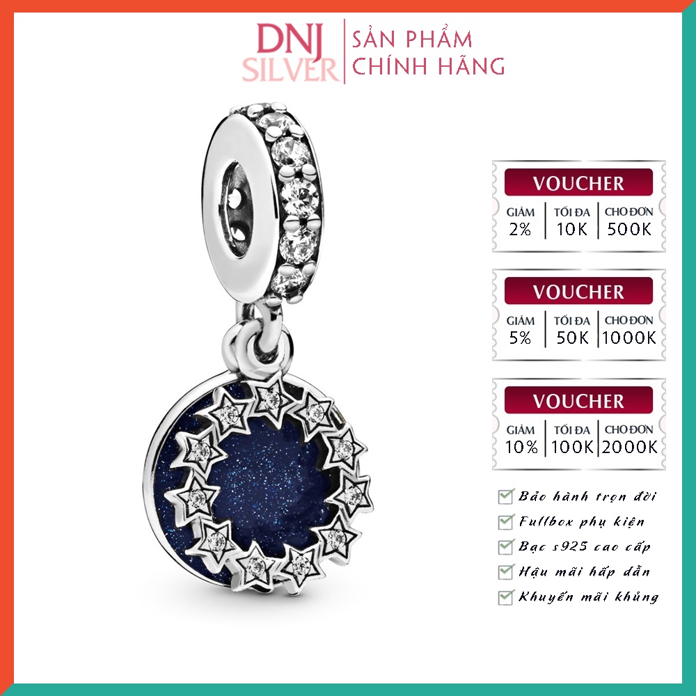 Charm bạc 925 cao cấp, hàng chuẩn bạc - Charm Inspirational Stars thích hợp để mix vòng tay charm - DN174