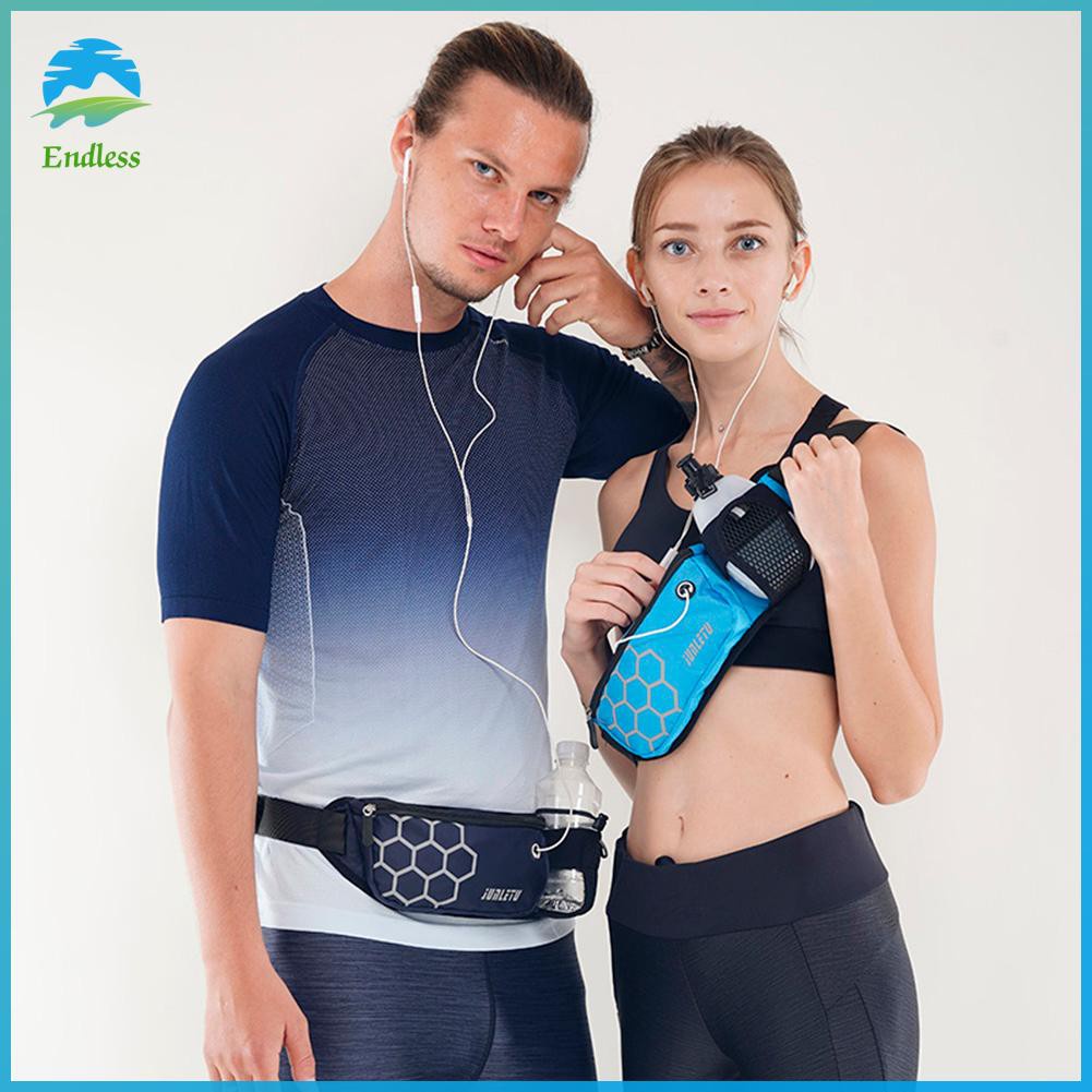 ☆endless☆ Running Waist Belt Pack Outdoor Jogging Sport Water Bottle Fanny Phone Bag