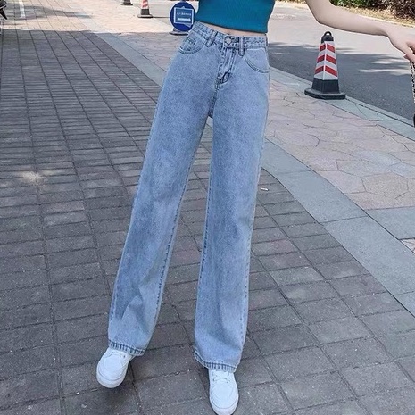 Quần Jeans dài cạp cao, quần jeans ống rộng_mẫu mới nhất j21