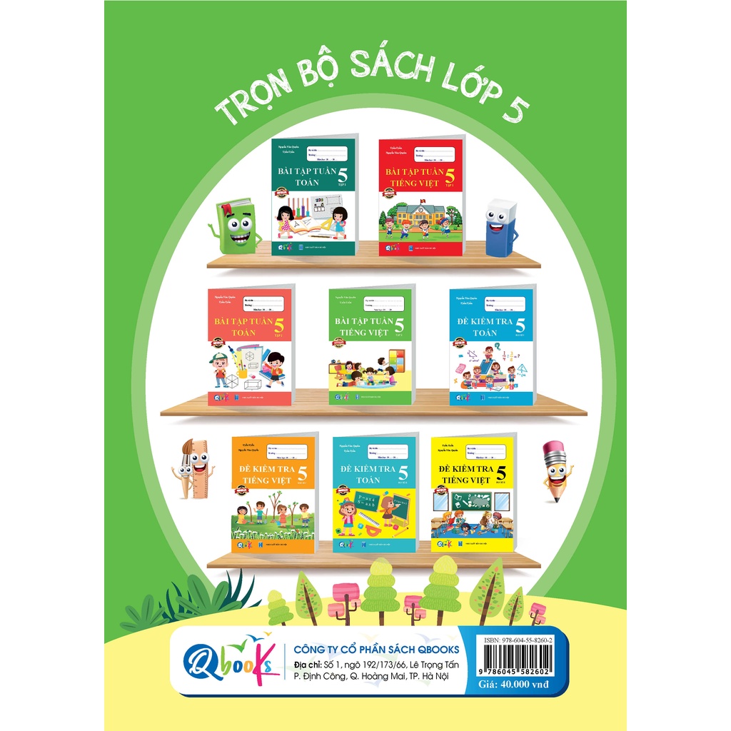 Sách Bài tập tuần tiếng việt lớp 5 tập 2 QBOOKS  Hải Anh Books