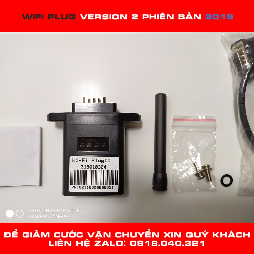 WIFI PLUG Ver III Phiên bản 2020 Dùng cho thiế bị hòa lưới bám tải SUN
