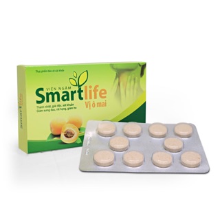 Viên ngậm ho Smartlife - vị ô mai